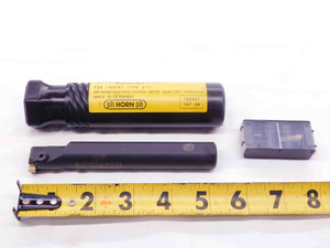 PH HORN 3/4 SHANK DIA R U 233.0.750.04 INDEXABLE GROOVING BAR + 1 NEW INSERT .75 - NS5959AT6