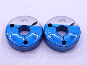 7/8 20 UNEF 3A THREAD RING GAGES .875 .8750 GO NO GO P.D.'S = .8425 & .8392 - DW40764AQ6