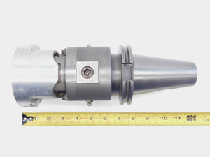 ADJUSTABLE BORING HEAD w/ CAT50 TOOL HOLDER HOLDS .925" BAR CUSTOM / SHOP MADE ? - JG4098CZ5