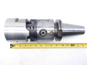 ADJUSTABLE BORING HEAD w/ CAT50 TOOL HOLDER HOLDS 1.08" BAR CUSTOM / SHOP MADE ? - JG4102CZ5