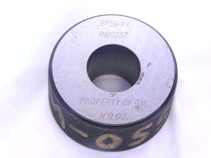.8758 CLASS XX MASTER PLAIN BORE RING GAGE .8750 +.0008 OVERSIZE 7/8 22.245 mm - JJ1191CZ5