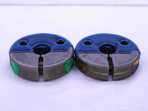 1/2 20 UNJF 3A THREAD RING GAGES .5 .50 .500 GO NO GO P.D.'S = .4675 & .4643 - DW40841LVR