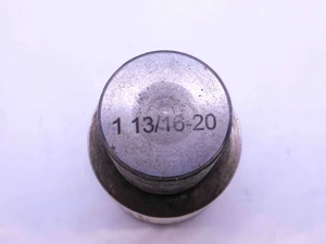 SHOP MADE 1 13/16 20 THREAD PLUG GAGE 1.8125 1 13/16"-20 INSPECTION CHECK - DW40918CH5