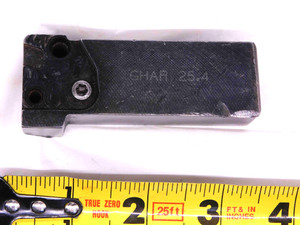 ISCAR GHAR-25.4 LATHE TURNING TOOL HOLDER 1" SQUARE SHANK NO CLAMP / HEAD 1.0 - JJ1274BU5
