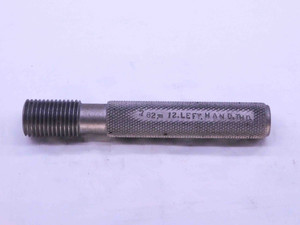 SHOP MADE .782 12 LEFT HAND THREAD PLUG GAGE L.H. .782"-12 INSPECTION CHECK - DW40921CH5