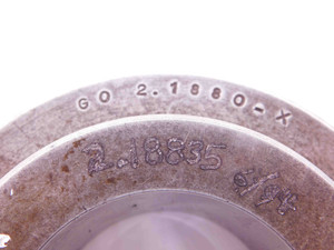 2.1880 CL X MASTER PLAIN BORE RING GAGE 2.1875 +.0005 2 3/16 55.575 mm 2.188 - NS6121CH5