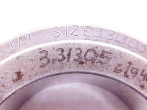 3.31305 CLASS Z MASTER PLAIN BORE RING GAGE 3.3125 +.0006 OVERSIZE 3 5/16 84 mm - NS6135CH5
