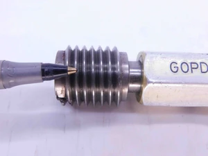 M20 X 2.5 THREAD PLUG GAGE 20 GO NO GO P.D.'S = .7235 & .7309 METRIC INSPECTION - DW40951LVR