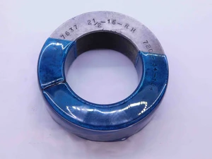 SHOP MADE 2 1/2 16 THREAD RING GAGE 2.5 2.50 2.500 2 1/2"-16 GO ONLY INSPECTION - DW40955LVR
