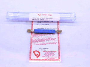NEW 3 56 UNF 2B VERMONT THREAD PLUG GAGE #3 .099 GO NO GO P.D.'S = .0874 & .0902 - DW40963VTG