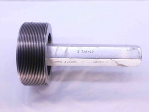 3 7/8 12 UN THREAD PLUG GAGE 3.875 GO ONLY P.D. = 3.8209 2B OR 3B INSPECTION - DW40990CH5