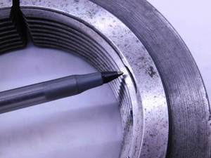 3.745 6 NS 3 THREAD RING GAGE GO ONLY P.D. = 3.6367 3.745"-6 INSPECTION UNS 3A - DW40995CH5