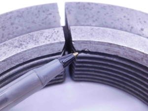 4.495 6 NS 3 THREAD RING GAGE GO ONLY P.D. = 4.3867 4.495"-6 INSPECTION UNS 3A - DW40996CH5