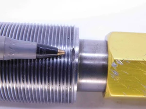 1 1/4 20 UN 2A SET THREAD PLUG GAGE 1.25 1.250 GO NO GO P.D.'S = 1.2161 & 1.2114 - DW41007BB6