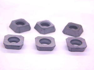 6pcs SECO 220.13-621 CARBIDE TURNING INSERT SHIMS / SEATS 1/2" INSCRIBED CIRCLE - JJ1458CH5