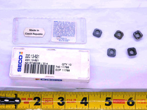 5pcs SECO 220.13-621 CARBIDE TURNING INSERT SHIMS / SEATS 1/2" INSCRIBED CIRCLE - JJ1461CH5