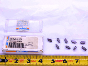 9pcs NEW SECO 150.10-4N-16 S25M CARBIDE CUT-OFF INSERTS .1610" CUTTING WIDTH - JJ1465CH5