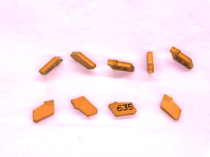 9pcs NEW ISCAR GSFN-2 IC635 TiN COATED CARBIDE GROOVING INSERTS 2mm CUT WIDTH - JJ1505CH5