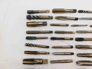91pc LOT HSS TAPS PLUG BOTTOMING SPIRAL STRAIGHT FLUTE PULLEY EXTENDED THREADING - NS6211CH5