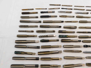 103pc LOT HSS TAP PLUG BOTTOMING SPIRAL STRAIGHT FLUTE PULLEY EXTENDED THREADING - NS6212CH5