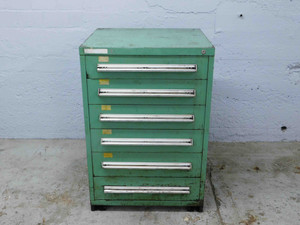 STANLEY VIDMAR 6 DRAWER INDUSTRIAL STORAGE CABINET 30 X 27.75 X 44.25