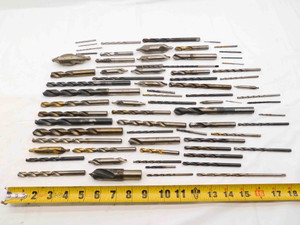 73pc LOT HSS & COBALT TWIST DRILL BITS & CENTER DRILLS STRAIGHT SHANK TOOLING - NS6233LVR