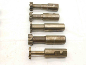 10pcs LOT OF HSS STAGGERED TOOTH T-SLOT CUTTERS SIDE MILLING MACHINIST TOOLING - NS6247CH5