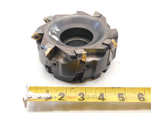 VALENITE 5" O.D. FACE MILL MM-050-8R150F 1 1/2 PILOT 5/8 KEY HOLDS 8 INSERTS 5.0 - NS6258CA5