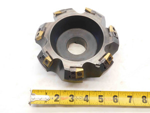 INGERSOLL 6" O.D. FACE MILL 6D2C05R01 1 1/2 PILOT 5/8 KEY HOLDS 7 INSERTS 6.0 - NS6259CA5