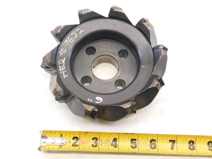 VALENITE 6" O.D. FACE MILL 539.62.690 1 1/2 PILOT 5/8 KEY HOLDS 10 INSERTS 6.0 - NS6261CA5