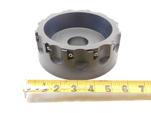 INGERSOLL 6" O.D. FACE MILL 6A3B06R01 1 1/2 PILOT 5/8 KEY HOLDS 12 INSERTS 6.0 - NS6262CA5