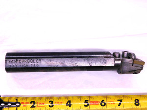 CARBOLOY 1 1/4 DIA COOLANT THRU INDEXABLE BORING BAR DN-43 INSERTS 1.25 USA MADE - JJ1534CH5