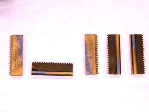 5pcs NEW TOOL FLO TI1-12UN-I GP3 TiN COATED CARBIDE THREADING INSERTS 12 TPI UN - DCT-JJ1599