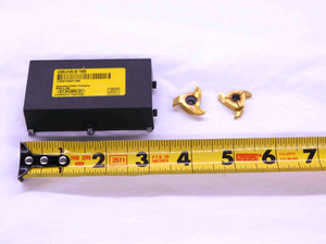 2pcs NEW HORN U325.0125.52 TN35 TiN COATED CARBIDE GROOVING INSERTS .125" WIDTH - DCT-JJ1601