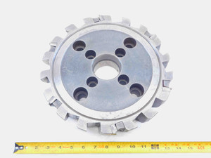 ENCO 12" O.D. FACE MILL 79209 2 1/2 PILOT 1" KEY HOLDS 18 INSERTS SEK.42 12.0