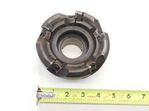 TUNGALOY 4" O.D. FACE MILL TMD4404RI-U 1 1/2 PILOT 5/8 KEY HOLDS 5 INSERTS 4.0 - NS6276CA5