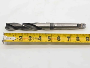 51/64 O.D. HSS FLAT BOTTOM TWIST DRILL BIT MORSE TAPER #2 SHANK .7968 MT2 - NS6300BA6