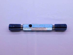 .610 32 UNS 2A SET THREAD PLUG GAGE .61 .6100 GO NO GO P.D.'S = .5885 & .5850 - DW41094BB6
