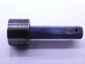 2 3/4 12 N 3 SET THREAD PLUG GAGE 2.75 2.750 2.7500 GO ONLY P.D. = 2.6959 UN 3A - DW41114LVR