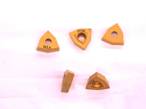 5pcs NEW VALENITE WCEM25213P V1N TiN CARBIDE TURNING INSERTS WCEM 050304-3P - JJ1684CH5