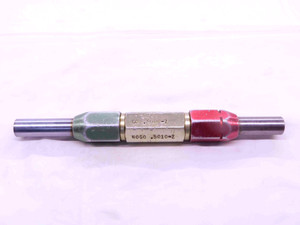 .5000 & .5010 CLASS Z PIN PLUG GAGE GO NO GO ONSIZE 1/2 12.725 mm .500 .501 - NS6307CH5