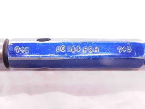 .7430 & .7480 PIN PLUG GAGE GO NO GO .7500 -.0020 UNDERSIZE 3/4 19 mm .743 .748 - NS6313CH5