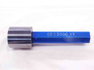 1.5000 CLASS XX CARBIDE PIN PLUG GAGE ONSIZE 1 1/2 38 mm 1.500 INSPECTION CHCECK - NS6324CH5