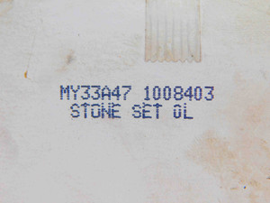 SUNNEN MY33A47 ALUMINUM OXIDE HONING STONE SET 150 GRIT 7 HARDNESS 155918 USA - JG4462BB6