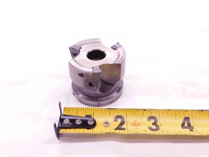 ISCAR 2" O.D. FACE MILL HM90 F90A-D2.00-3-.75 3/4 PILOT 3 POCKETS ADKT1505 2.0 - NS6343CH5