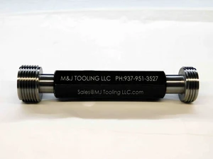 NEW M30 X 2 6H METRIC THREAD PLUG GAGE 30.0 2.0 GO NO GO PD'S = 28.701 & 28.925