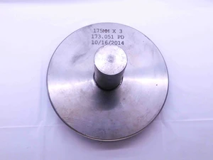 SHOP MADE M175 X 3 THREAD PLUG GAGE 175 3.0 GO ONLY P.D. = 173.051 METRIC CHECK - DW41199CH5