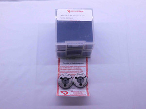 NEW M2 X .4 6g VERMONT THREAD RING GAGES 2 0.4 GO NO GO P.D.'S = 1.721 & 1.654 - DW41203VTG