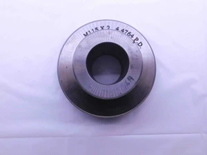SHOP MADE M115 X 2 THREAD PLUG GAGE 115 2.0 GO ONLY P.D. = 4.4764 METRIC CHECK - DW41216CH5