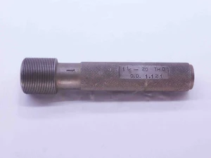 SHOP MADE 1 1/8 20 THREAD PLUG GAGE 1.125 1.1250 1 1/8"-20 INSPECTION CHECK - DW41230CH5